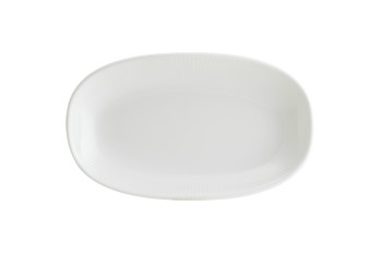 Блюдо овальне 24х14см Bonna Iris White