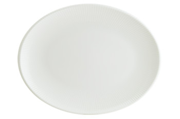 Блюдо овальне 31х24см Bonna Iris White
