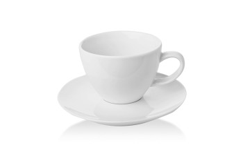 Чашка 70мл с блюдцем Fine Dine Bianco