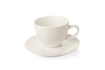 Чашка 230мл с блюдцем Fine Dine Crema
