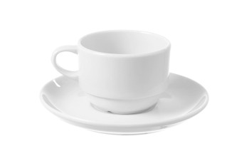 Чашка 230мл с блюдцем Fine Dine Bianco