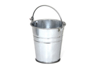 Міні-відерце для подачі з нержавіючої сталі  9×9см Vintage Silver