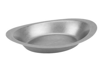 Салатник овальний з нержавіючої сталі 26×18см Vintage Silver