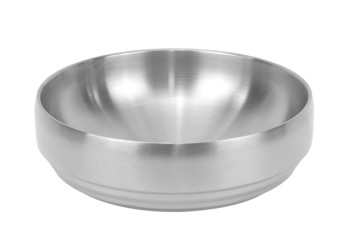 Салатник з нержавіючої сталі  з подвійними стінками 24×8,8см Vintage Silver