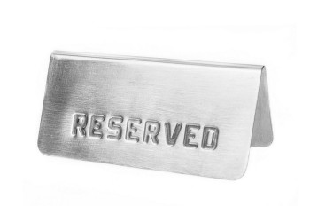 Табличка настільна RESERVED