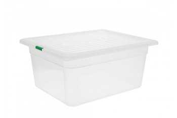 Контейнер для зберігання з кришкою поліпропілен 1/2 150мм 8л