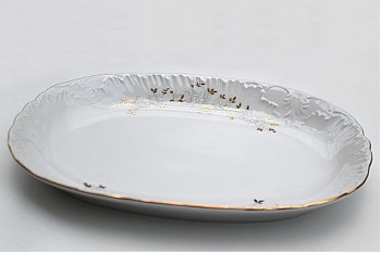 Блюдо овальне 33см Cmielow Rococo 9705
