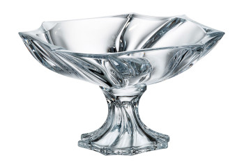 Фруктовниця на нозі 33см Crystalite Neptune 