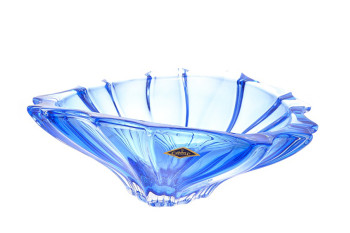 Фруктовниця 33см Aurum Crystal Plantica Blue 