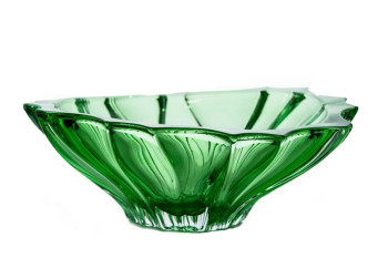 Цукерниця 22см Aurum Crystal Plantica Green 