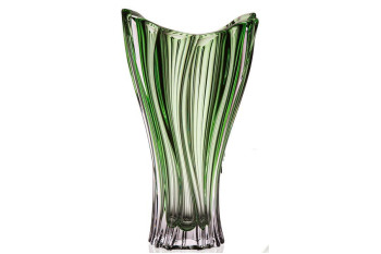 Ваза 32см Aurum Crystal Plantica Green 