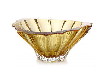 Цукерниця 22см Aurum Crystal Plantica Amber 