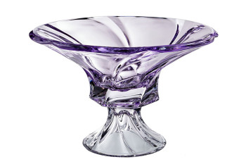 Фруктовниця на нозі 30,5см Aurum Crystal Oklahoma Amethyst 