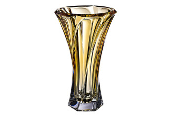 Ваза 32см Aurum Crystal Mozart Amber