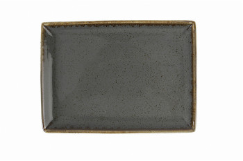 Блюдо прямокутне 18х13см Porland Dark Grey