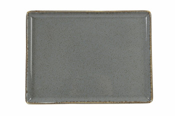 Блюдо прямокутне 35х26см Porland Dark Grey
