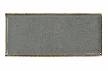 Блюдо прямокутне 36х16см Porland Dark Grey
