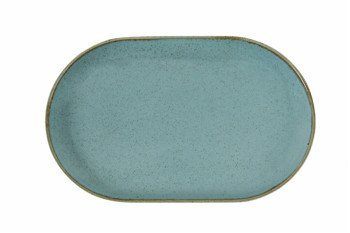 Блюдо овальне 32х20см Porland Turquoise